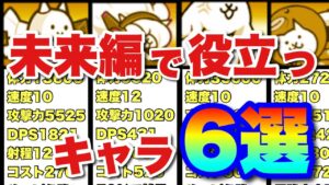 【実況にゃんこ大戦争】未来編で役立つキャラ6選