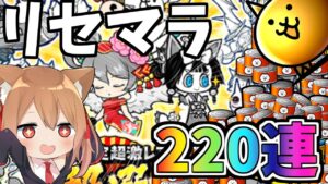 リセマラ２２０連したら超低確率のキャラは引けるのか！？【ゆっくり実況】【にゃんこ大戦争】２ND#198