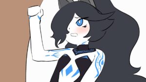 【にゃんこ大戦争】トイレに行きたい黒キャス　（アニメーションもどき）