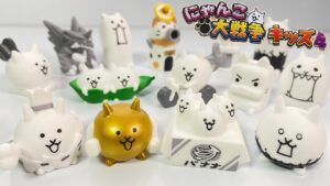 にゃんこ大戦争キッズ４『1BOX 開封』金ネコビルダー出るか!? The Battle Cats Kids4 Figure 食玩 Japanese candy toys