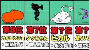 【実況にゃんこ大戦争】大嫌いな敵キャラランキング