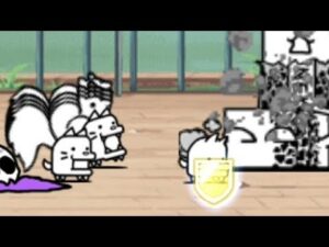 【にゃんこ大戦争】ムーディストビーチ : 涙にぬれた子犬よ - 新規敵 : ちびわんこ