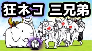 狂乱のネコ vs ジャラミ三兄弟　にゃんこ大戦争