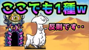 開眼のちびトカゲ   ここでも1種かよw   にゃんこ大戦争