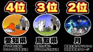 日本編～未来編で全滅回数が多かったステージ【にゃんこ大戦争】【ゆっくり実況】