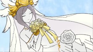 【にゃんこ大戦争】ブーケトスするクロノス（アニメーションもどき）