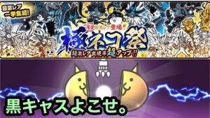【にゃんこ大戦争】極ネコ祭 レアチケ32連！そろそろ黒キャスよこせ。