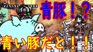 ［にゃんこ大戦争］青ブタ！？血色の悪い豚が襲ってきたー！　Part43