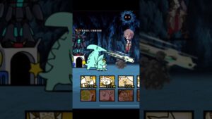 【にゃんこ大戦争】メルクストーリアコラボ限定キャラアイウォルツ❣️師匠に飛ばされながらも最後に斬る♫