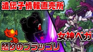 【にゃんこ大戦争】遺伝子情報直売所 攻略！怒りのブラッゴリ初登場？そして女神ベガも初登場！【本垢実況Re#1538】