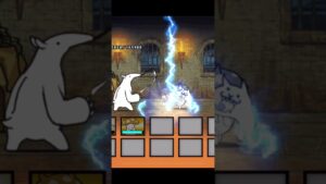 【にゃんこ大戦争】にゃんこ砲で誤爆❓😙ネコゼリーフィッシュ❣️かみなり砲の糾弾に散る♫