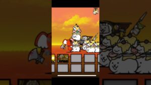 【にゃんこ大戦争】チョキンドスの突進でバトルコアラッキョを退ける♫