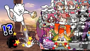 もねこ＆ねねこ VS ネコ仙人　【にゃんこ大戦争】