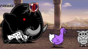 ジャイアント黒象で(闇)キャッツアイ 【にゃんこ大戦争】