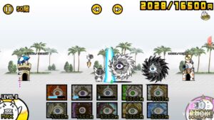 【にゃんこ大戦争】達人ウリルvsサイクロン軍団