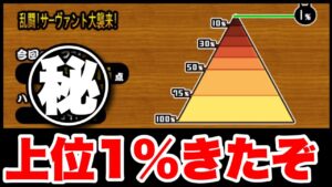 【実況にゃんこ大戦争】脅威の上位1%きたぞ！ランキングイベント「乱闘！サーヴァント大襲来」