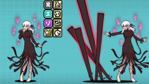 コラボ超激レア 新規 第3形態 - 黒桜CC 【Fate stay night Heaven's Feel X にゃんこ大戦争 コラボ】