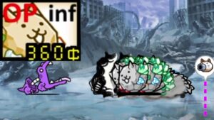 the battle cat infinity OP Boulder Cat