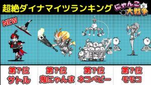 超激ダイナマイツ当たりランキング!!【にゃんこ大戦争 / The Battle Cats】