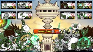 The Battle Cats - Heavenly Tower VS Relic Units (1 ~ 50)