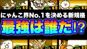 【実況にゃんこ大戦争】にゃんこ界No.1を決める新規格「最強は誰だ！？」