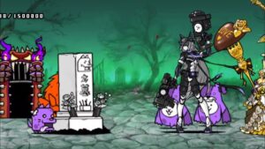 レジェンド0  - カルメ桃源郷 - きなこ墓地  【にゃんこ大戦争】 + スペクトルキャット