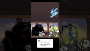 ジャイアント黒蔵(最上階)vsコスモ#にゃんこ大戦争 #games #battlecats #shorts